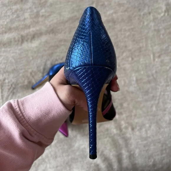 Guess GWCIERA Purple and Blue Heels - Size 8.5 - Picture 6 of 6